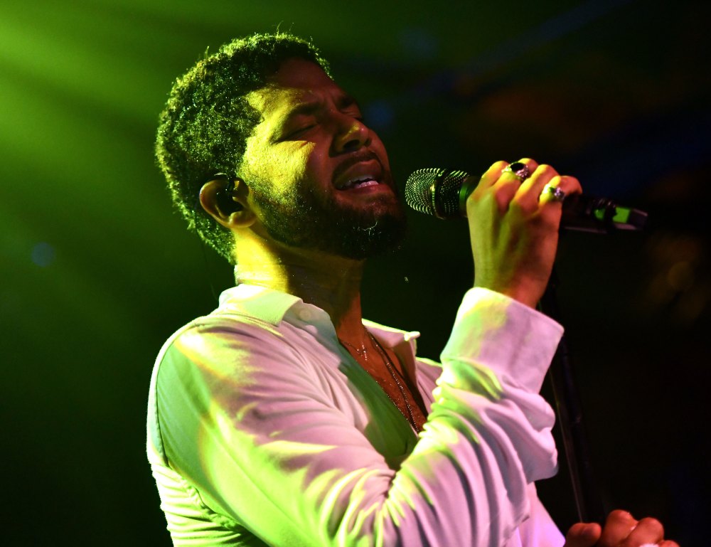 'Empire' Star Jussie Smollett Performs at Emotional Concert After Homophobic Hate Crime
