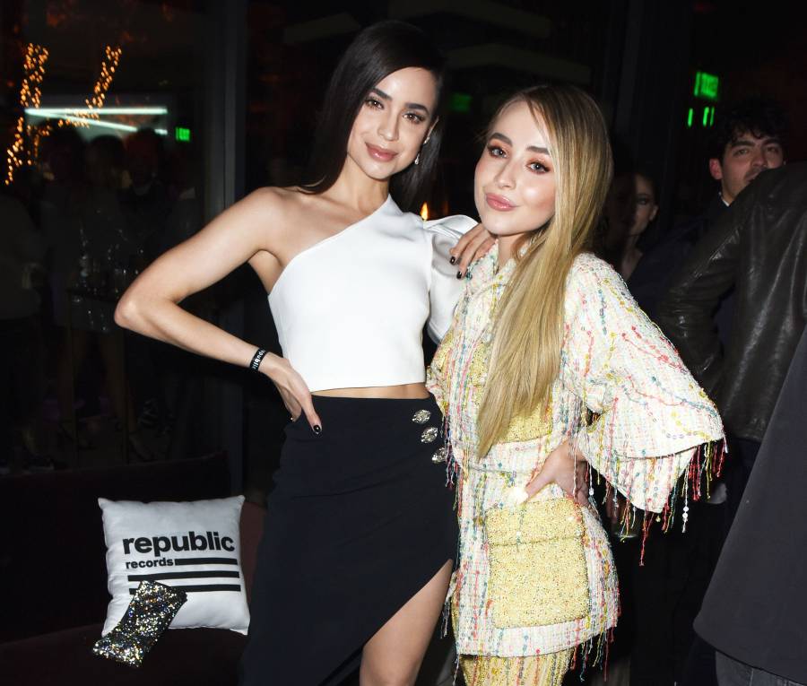 Grammys 2019 Afterparty Sofia Carson Sabrina Carpenter