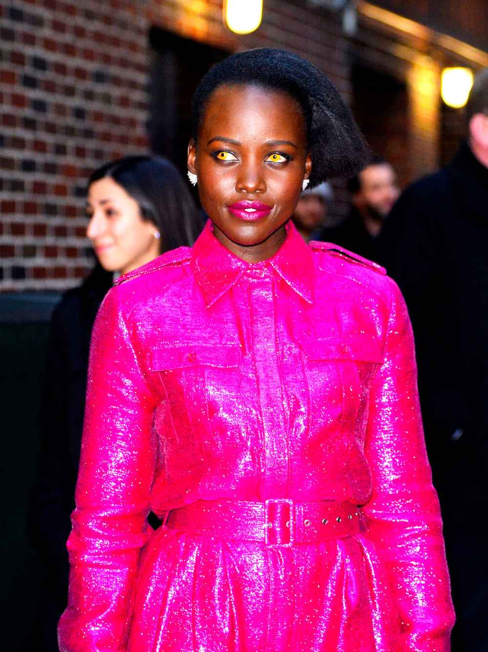 Lupita Nyong'o Looks Like the Chicest Vampire Ever on The Late Show