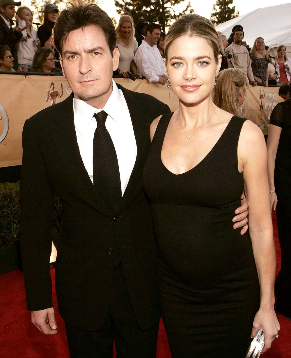 Charlie Sheen and Denise Richards