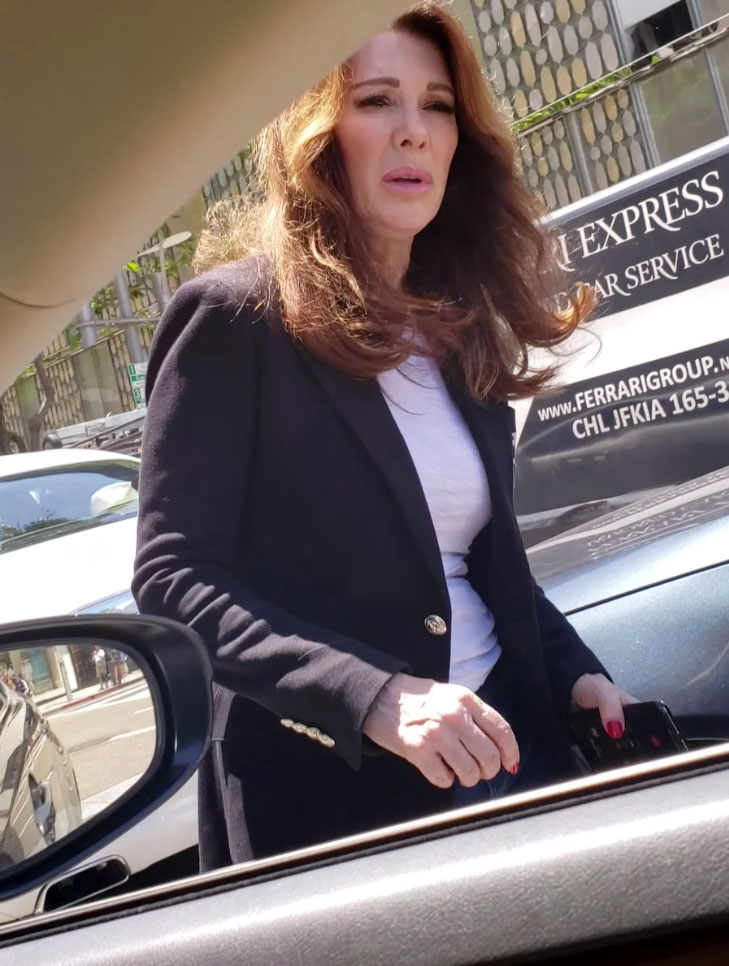 Lisa Vanderpump Fender Bender Car Accident