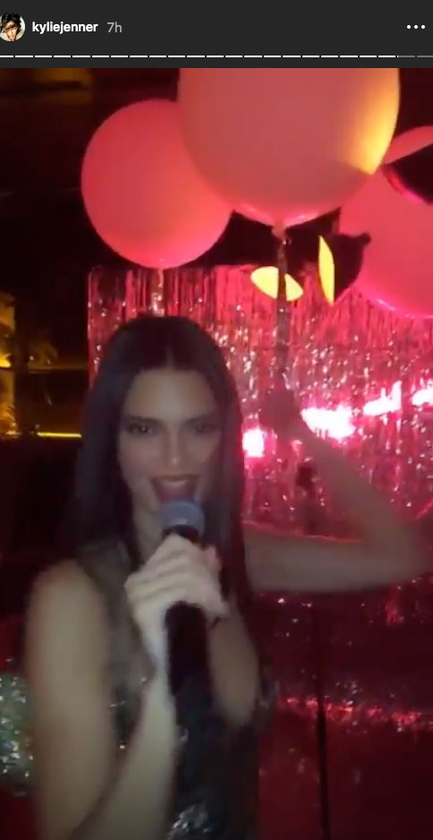 Inside Kendall Jenner and Kylie Jenner's '70s-Themed Party Night With Sofia Richie Kendall Jenner Singing