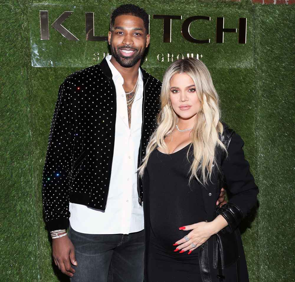 Tristan Thompson and Pregnant Khloe Kardashian at an Event Not Live-Tweeting KUWTK Episode with Tristan Thompson Scandal