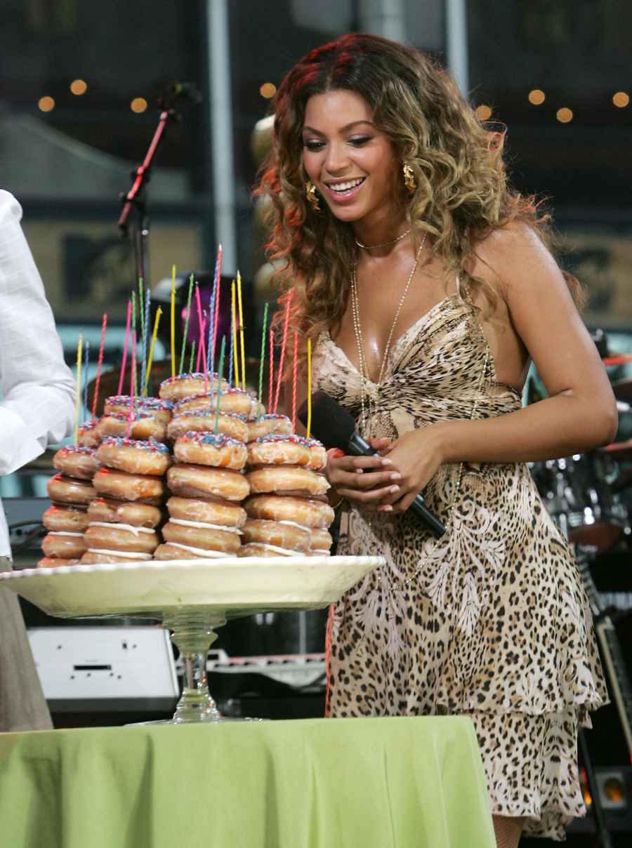 Stars Downing Doughnuts Beyonce