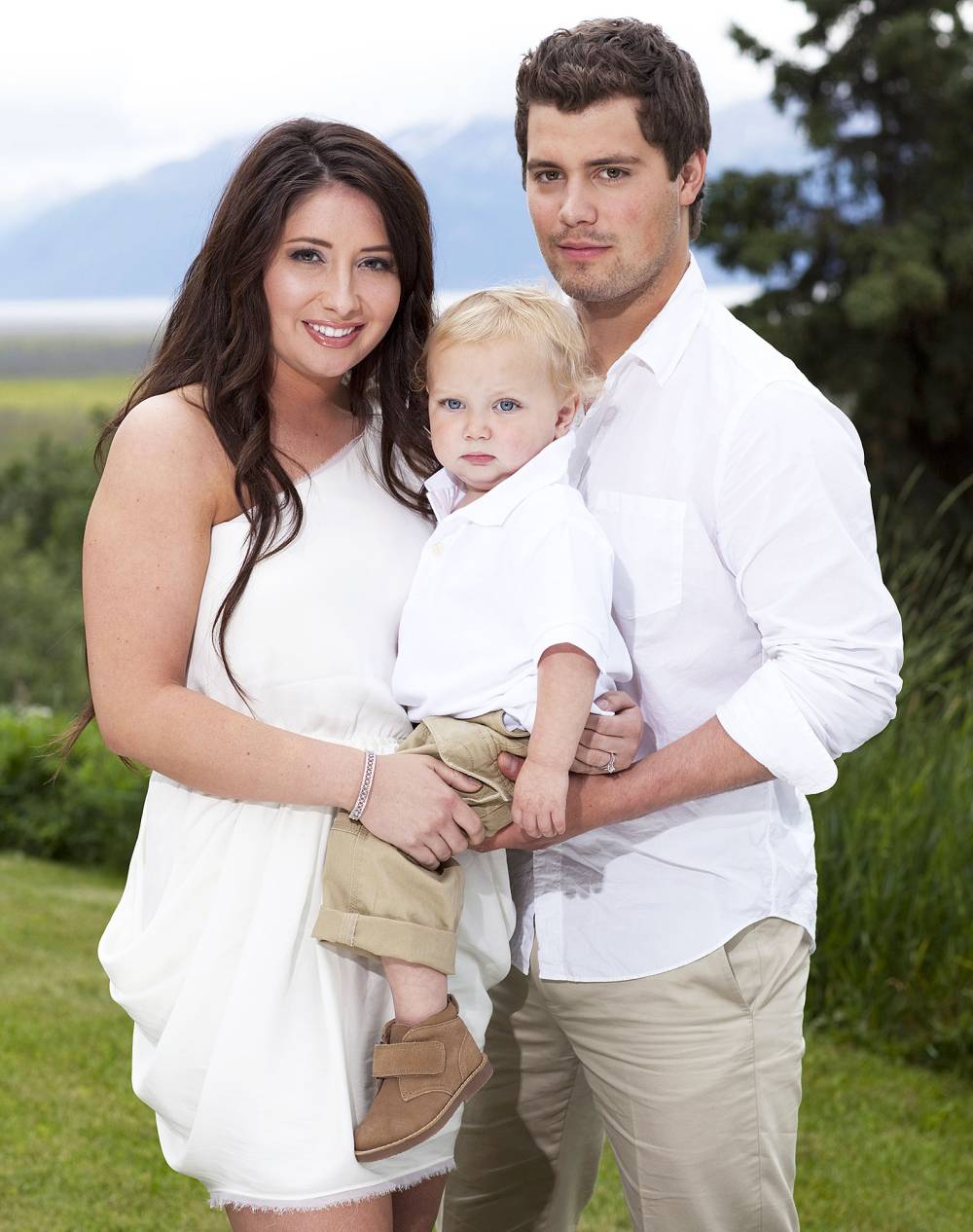 Bristol Palin Levi Johnston and son Tripp Johnston in Anchorage Alaska