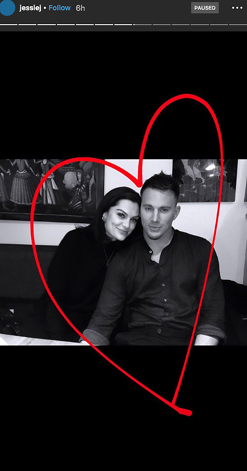 Jessie J and Channing Tatum Appear In Instagram Story Together