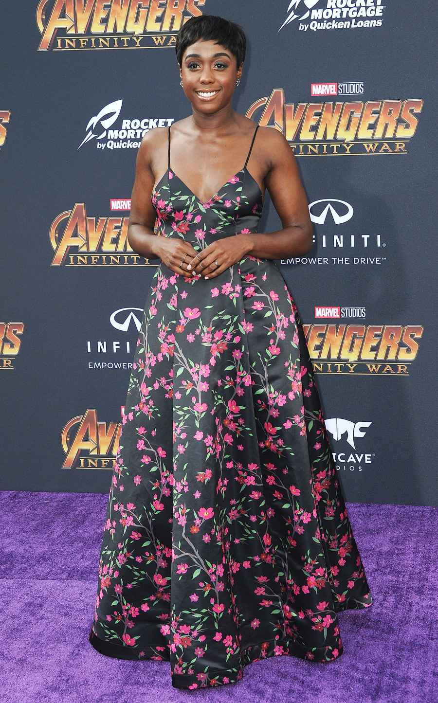 Lashana Lynch Avengers: Infinity War Premiere April 23, 2018