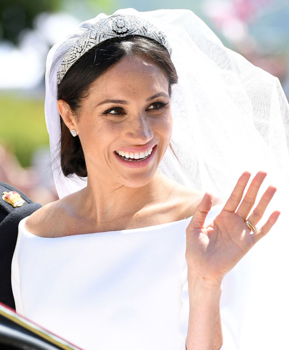 Meghan Markle Wedding Day Freckles