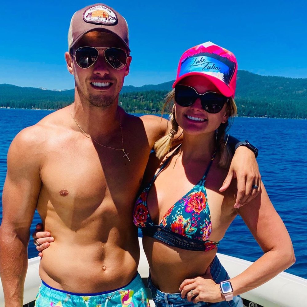Miranda Lambert Wears Bikini With Husband Brendan McLoughlin in Lake Tahoe