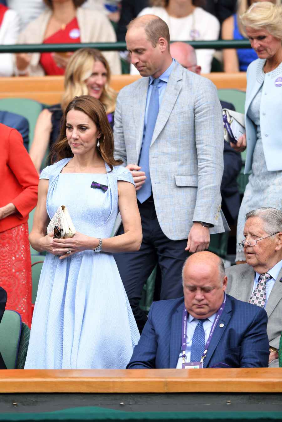 The Duke And Duchess of Cambridge at the 2019 Wimbledon Men's Singles Final
