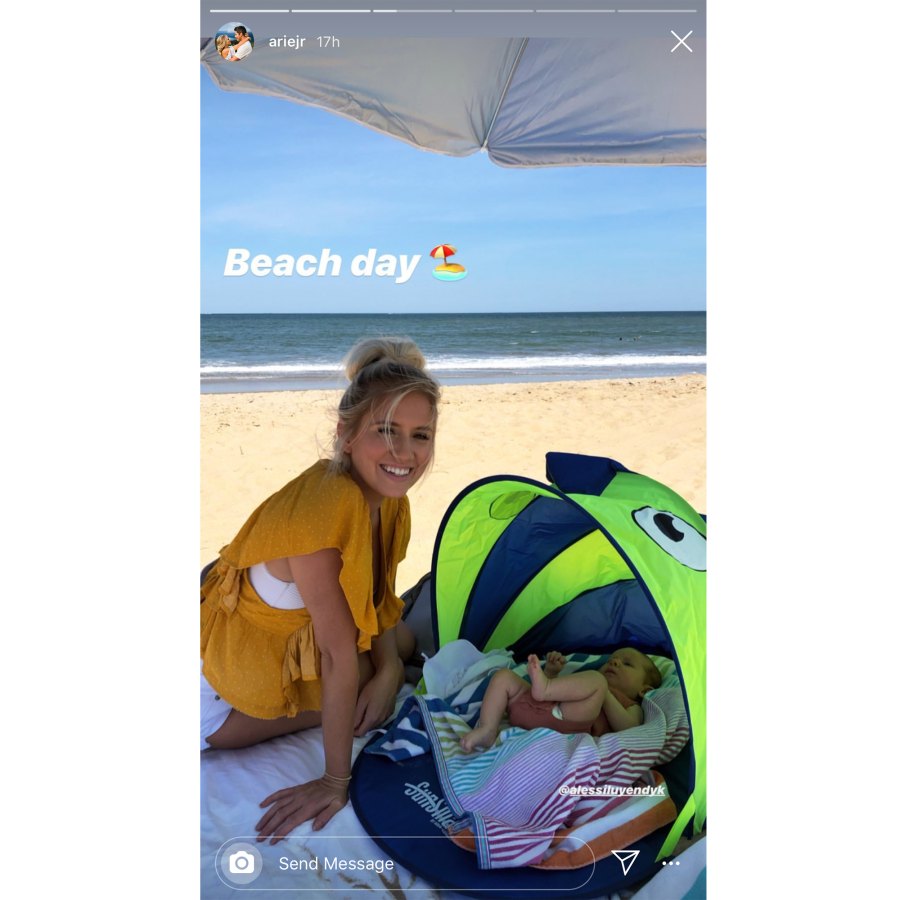 Lauren and Arie Luyendyk Alessi Beach Day