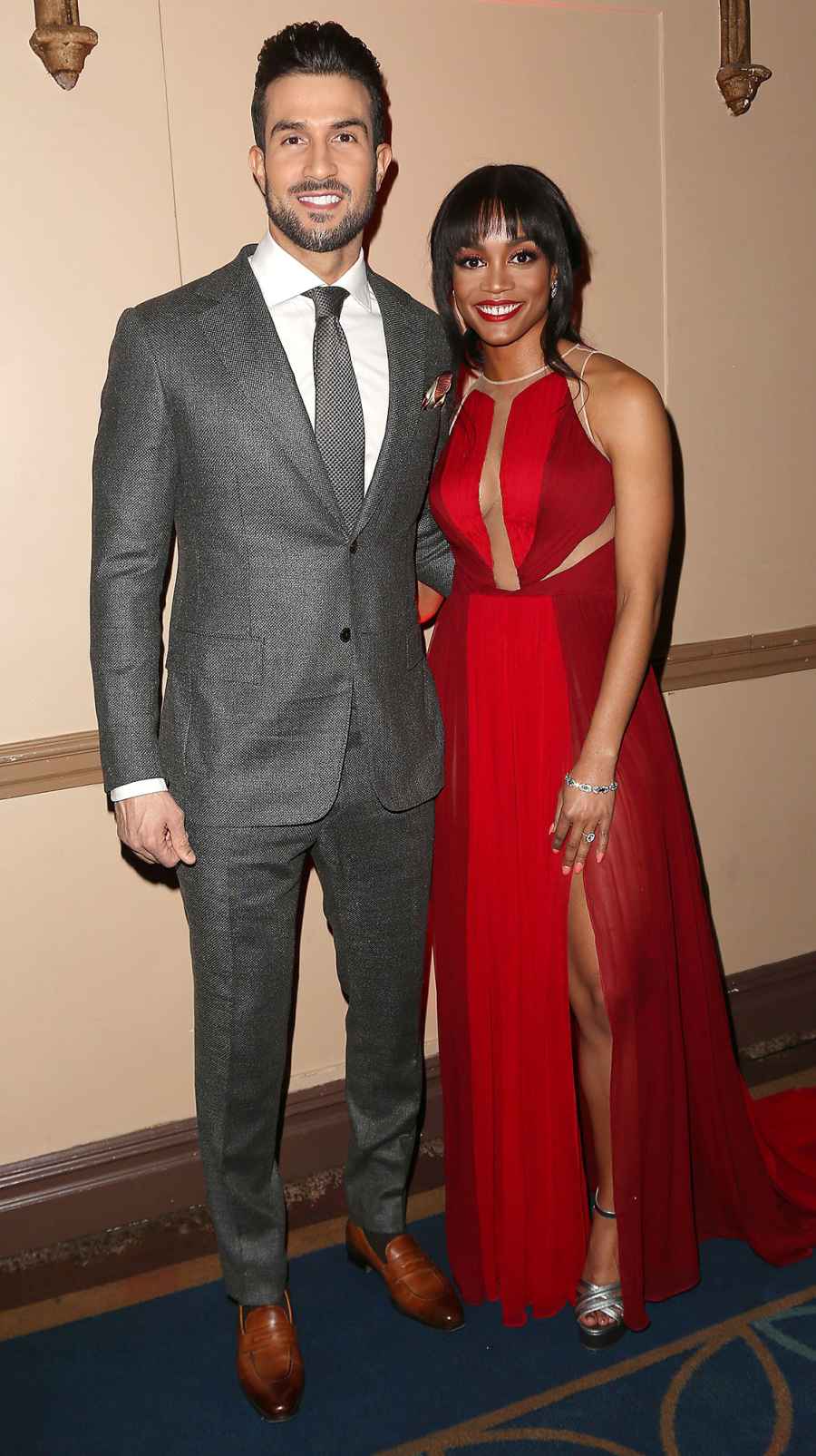 Bryan Abasolo and Rachel Lindsay Red Dress Bachelor Party