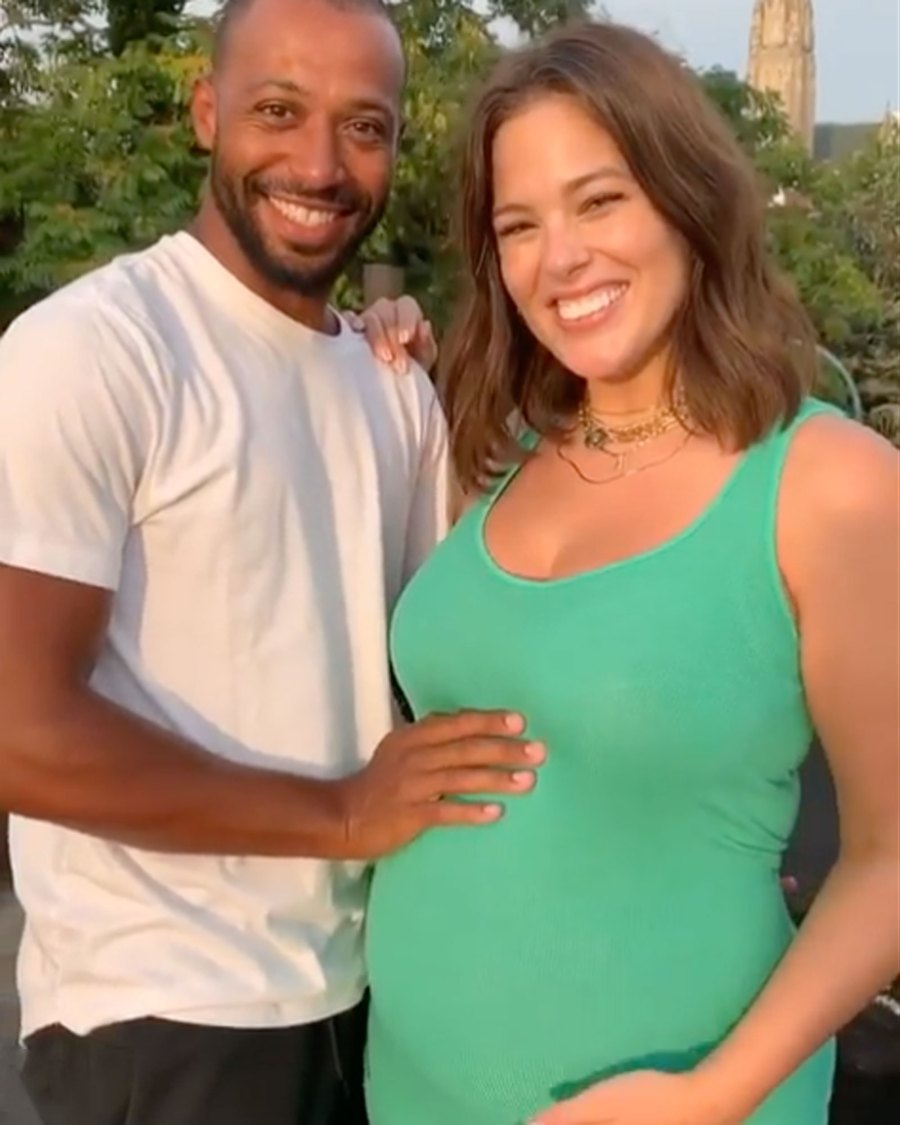 Cutest Celebrity Baby Announcements Ashley Graham and Justin Ervin