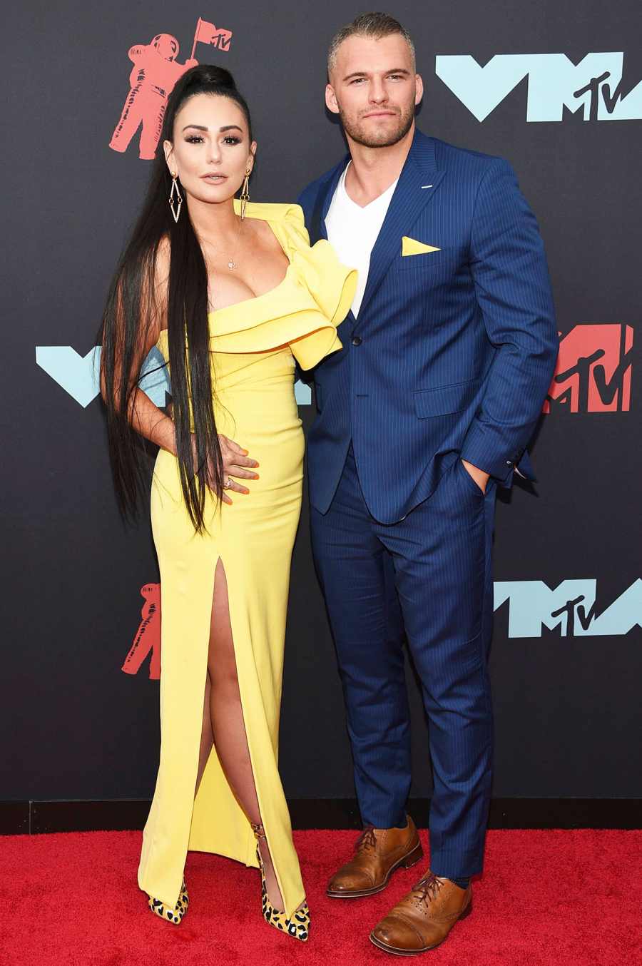 Jenni J-Woww Farley and Zack Clayton Carpinello Hottest Couples at the VMAs 2019