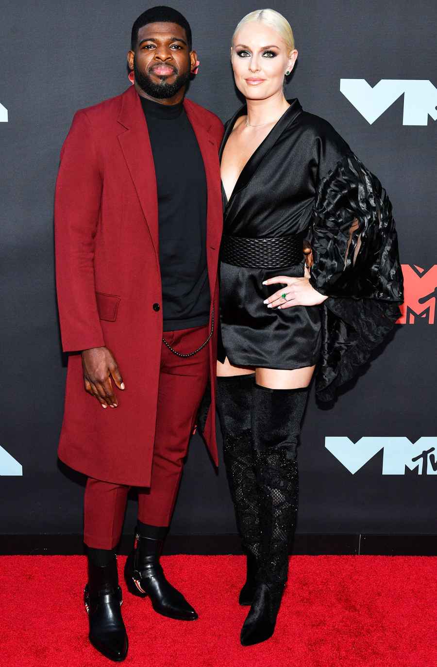 PK Subban and Lindsey Vonn Hottest Couples at the VMAs 2019
