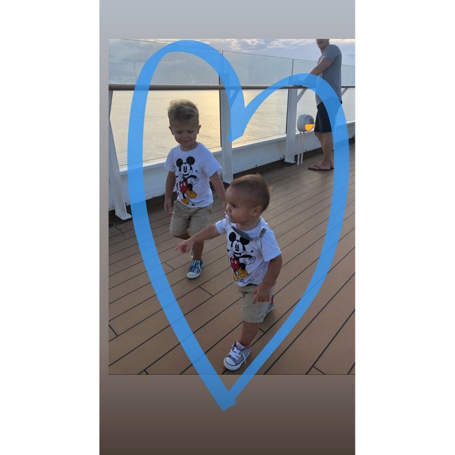 Sean-Lowe,-Catherine-Giudici-Take-Disney-Cruise-With-Sons