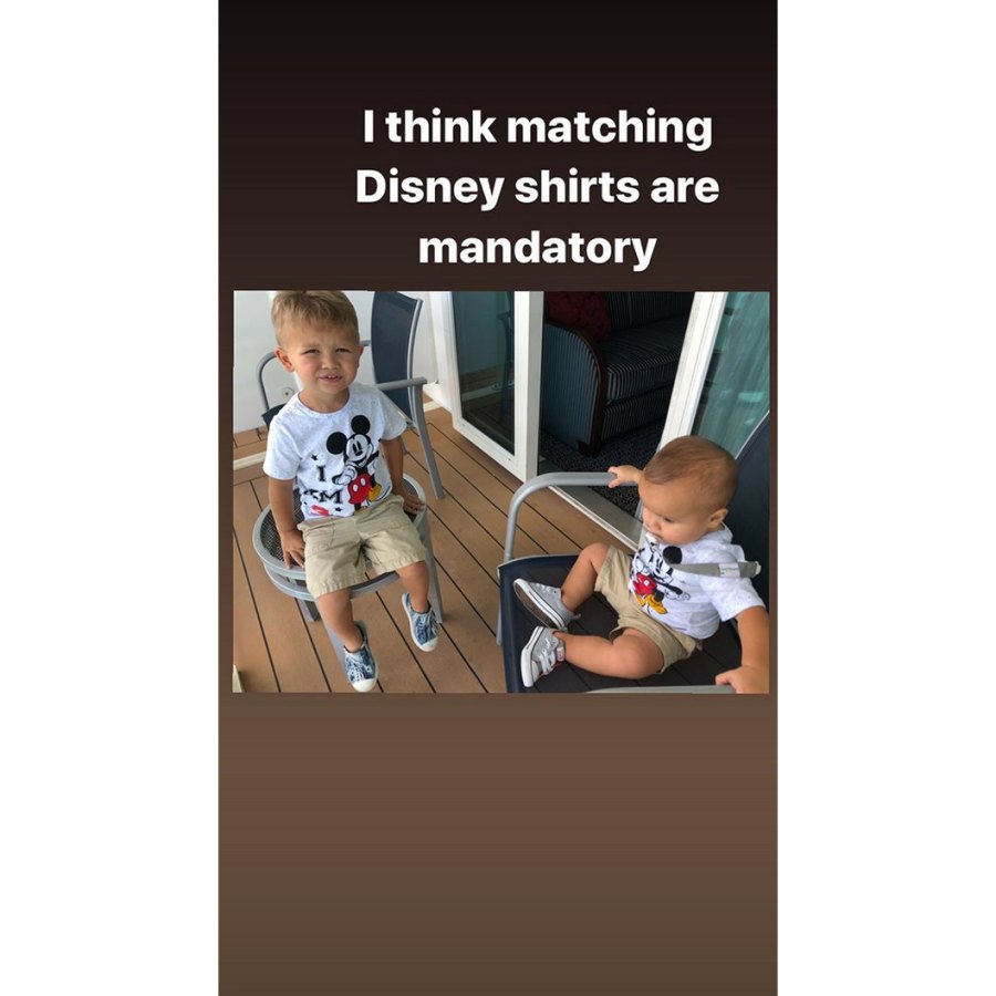 Sean-Lowe,-Catherine-Giudici-Take-Disney-Cruise-With-Sons