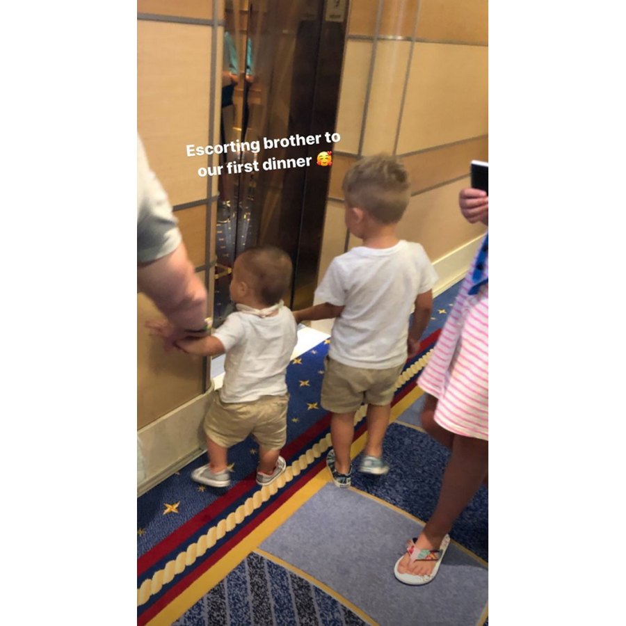 Sean-Lowe,-Catherine-Giudici-Take-Disney-Cruise-With-Sons