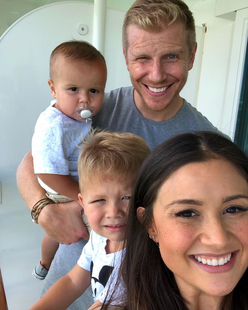 Sean-Lowe,-Catherine-Giudici-Take-Disney-Cruise-With-Sons