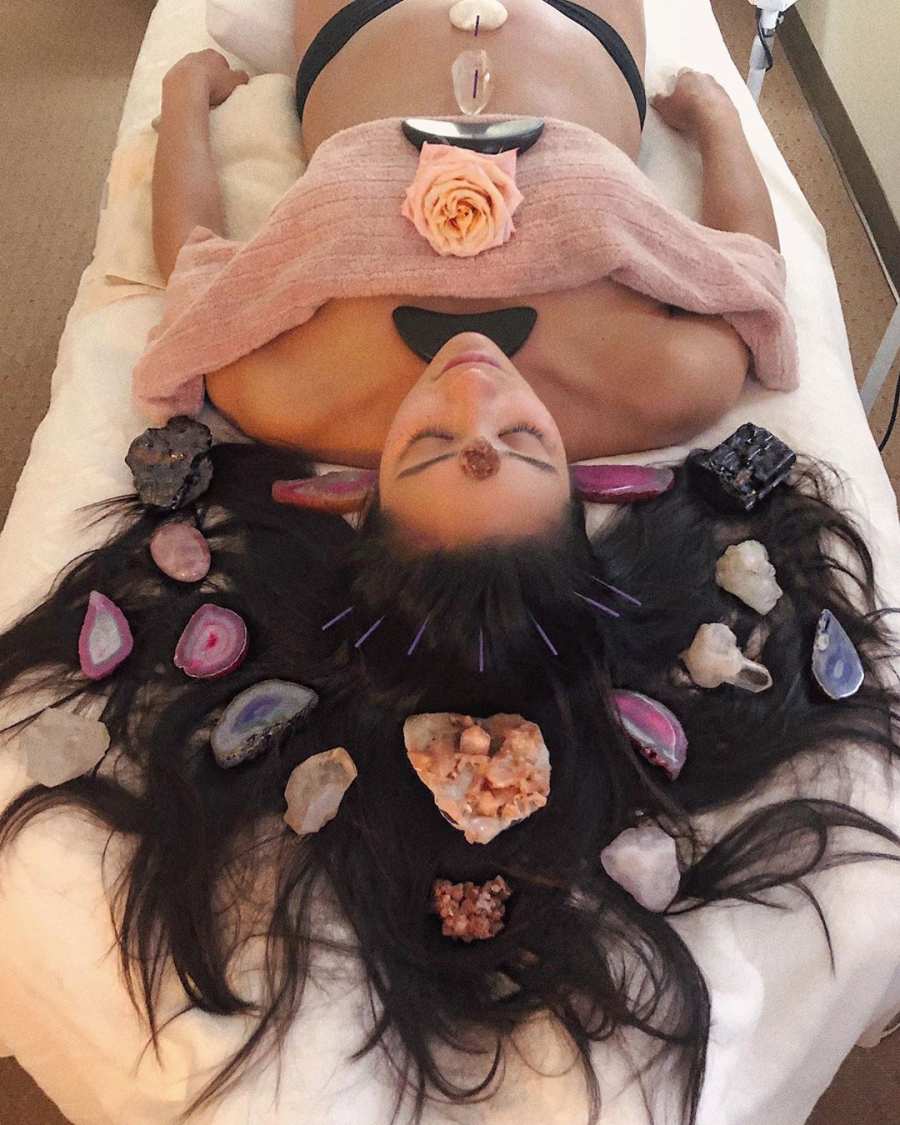 Shay Mitchell Pregnancy Chakra Balance Crystals