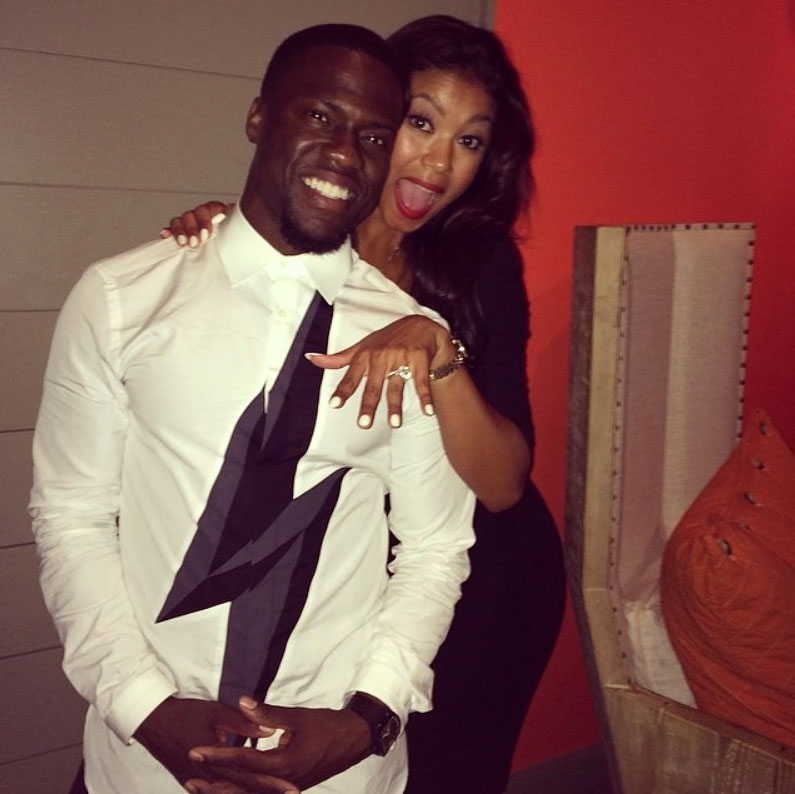 August 2014 Kevin Hart and Eniko Parrish Engagement Ring Kevin Hart Instagram Kevin Hart and Eniko Parrish A Timeline of Their Relationship