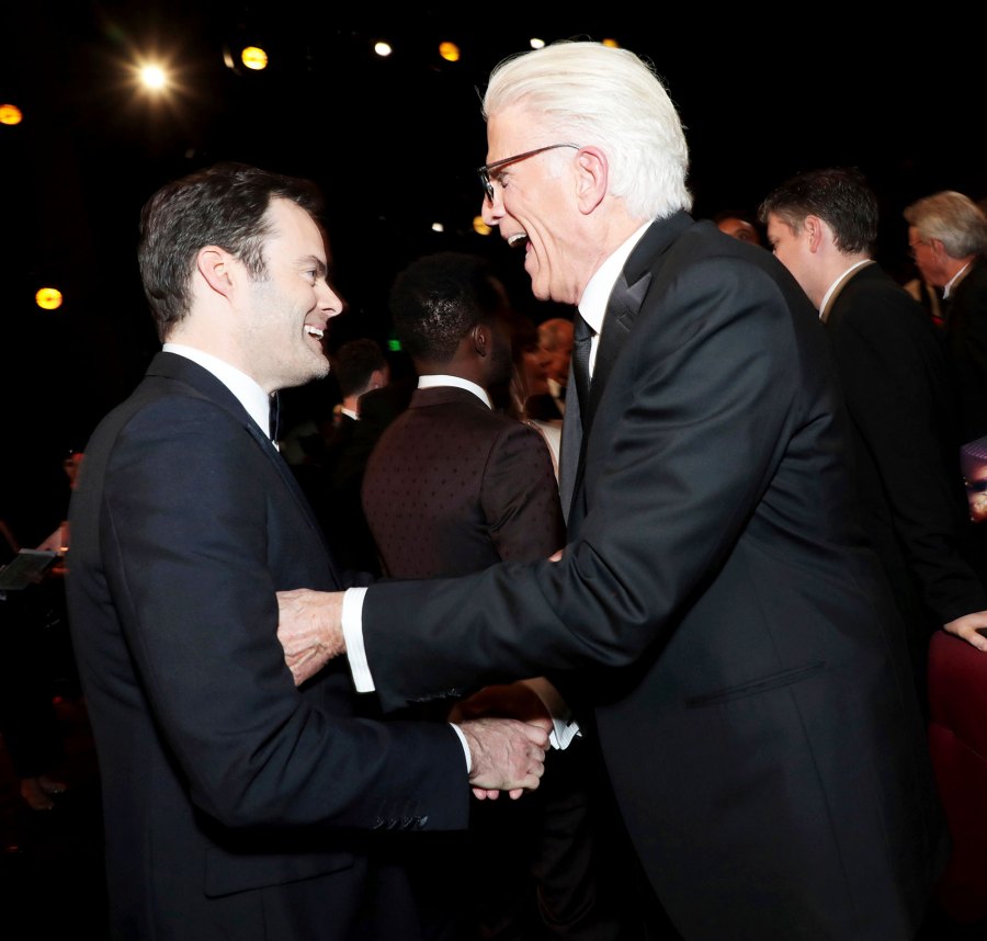 Bill Hader and Ted Danson Inside Emmys 2019