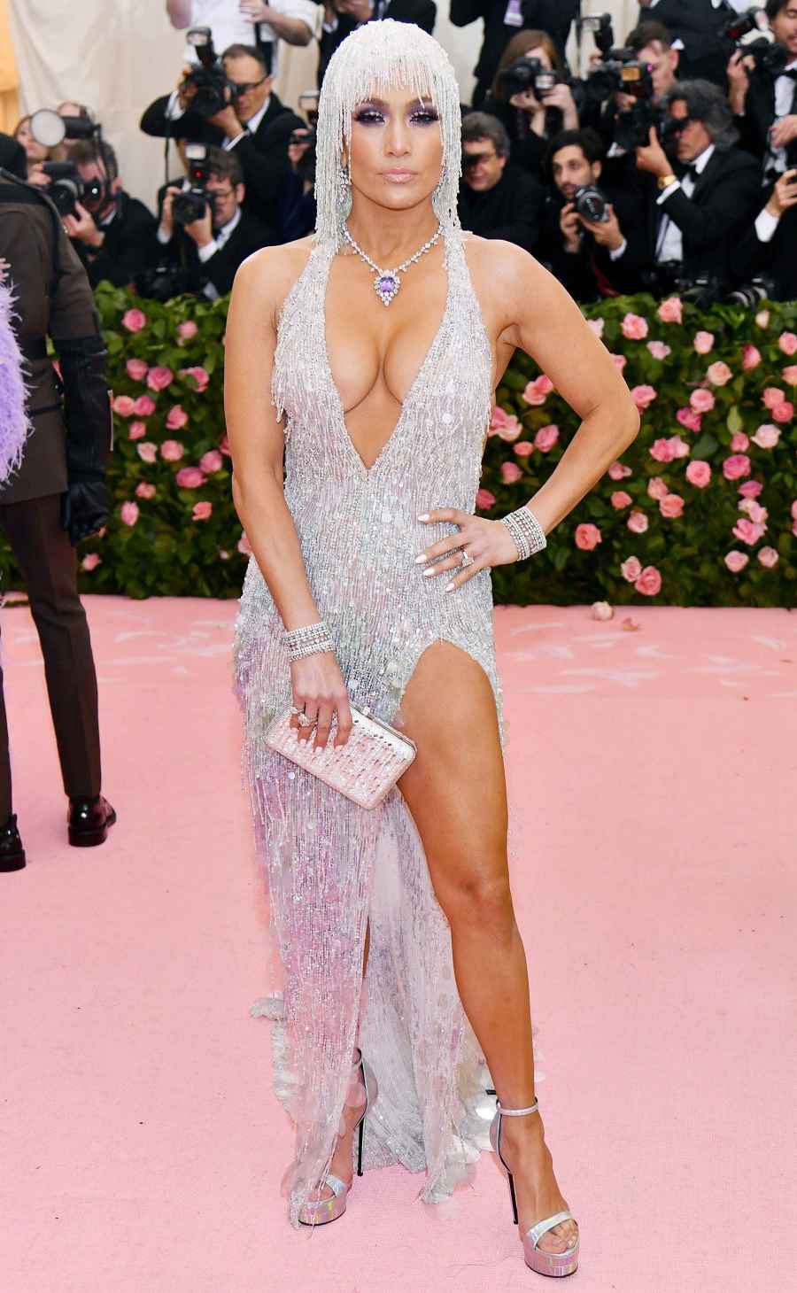 Celebs Wearing Halters - Jennifer Lopez May 6, 2019