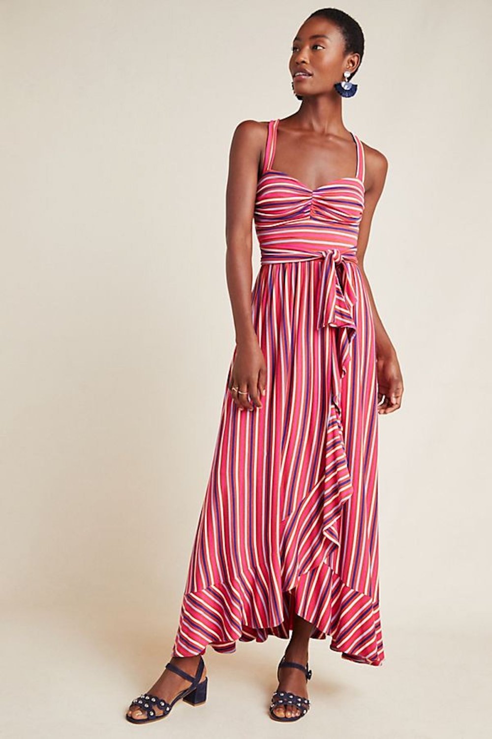 Gabriela Ruffled Maxi Dress