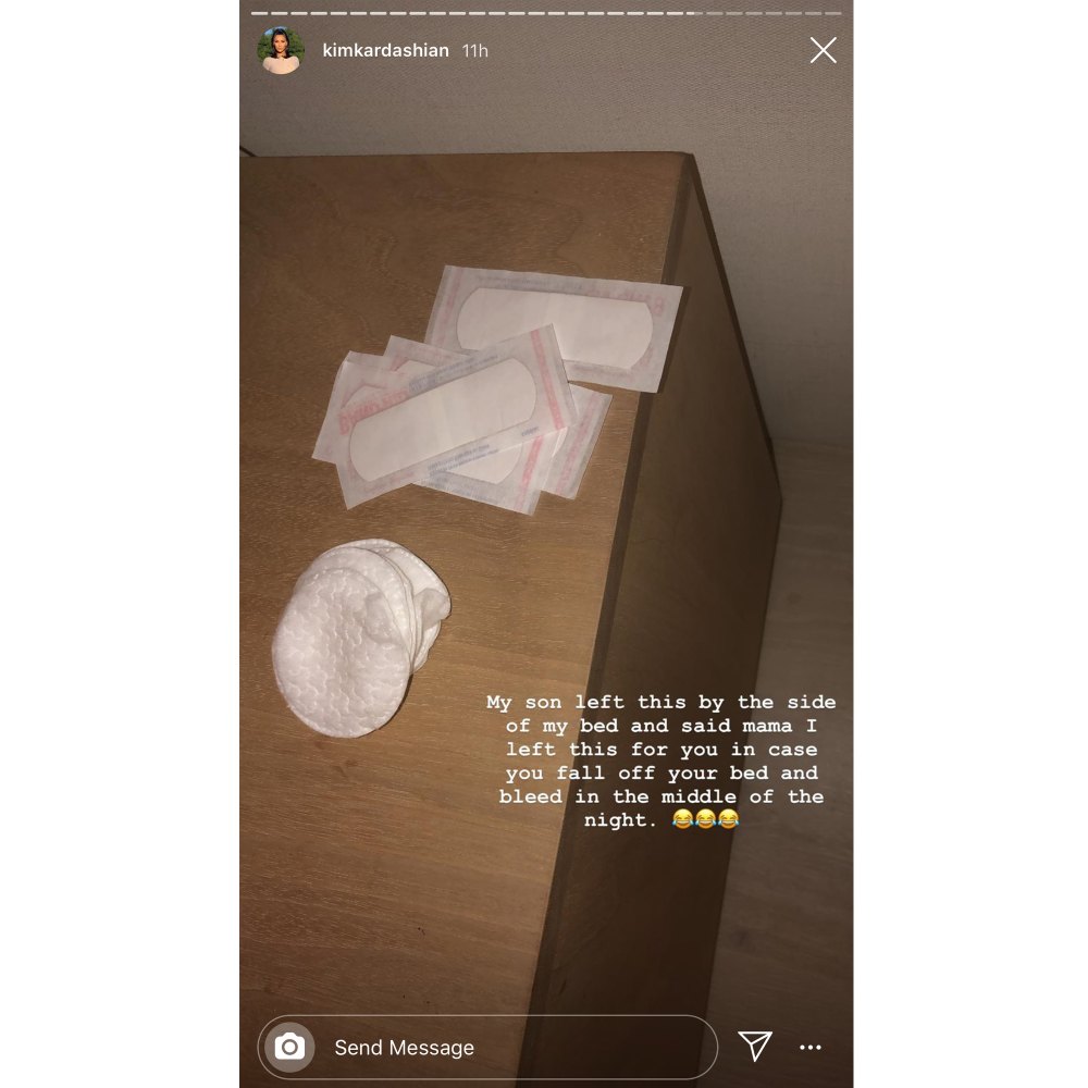 Kim Kardashian’s Son Saint Leaves Strange Gift by Her Bed