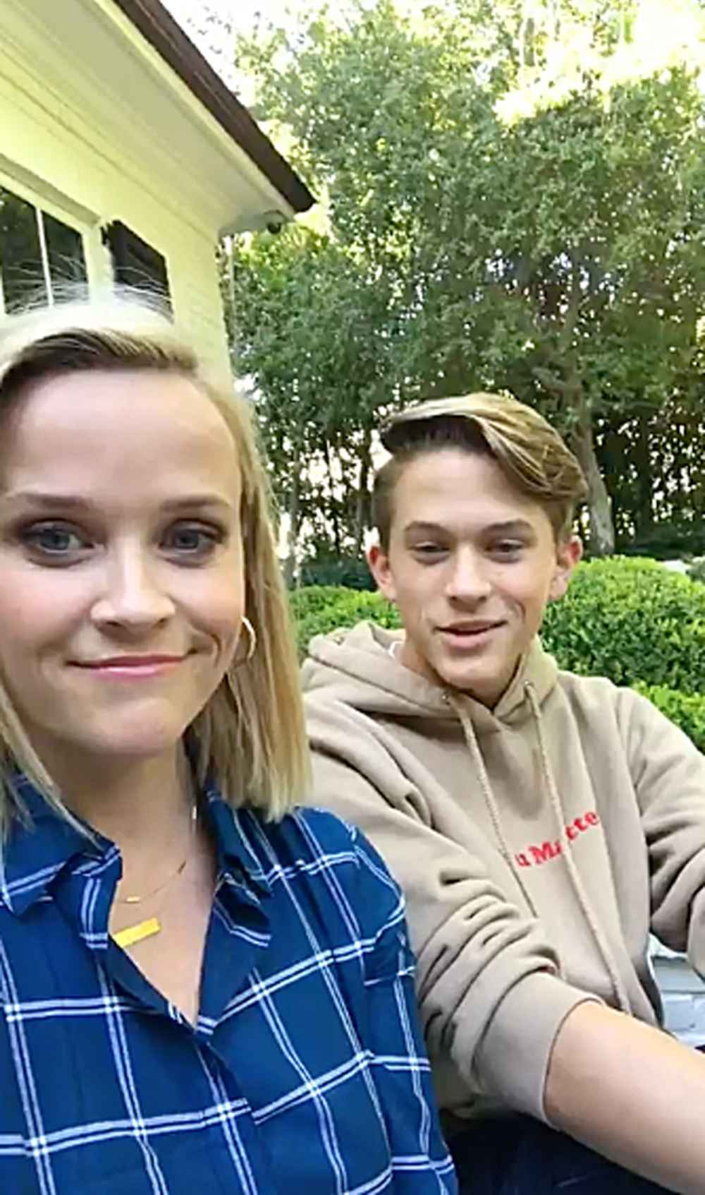 Reese Witherspoon With Son Deacon