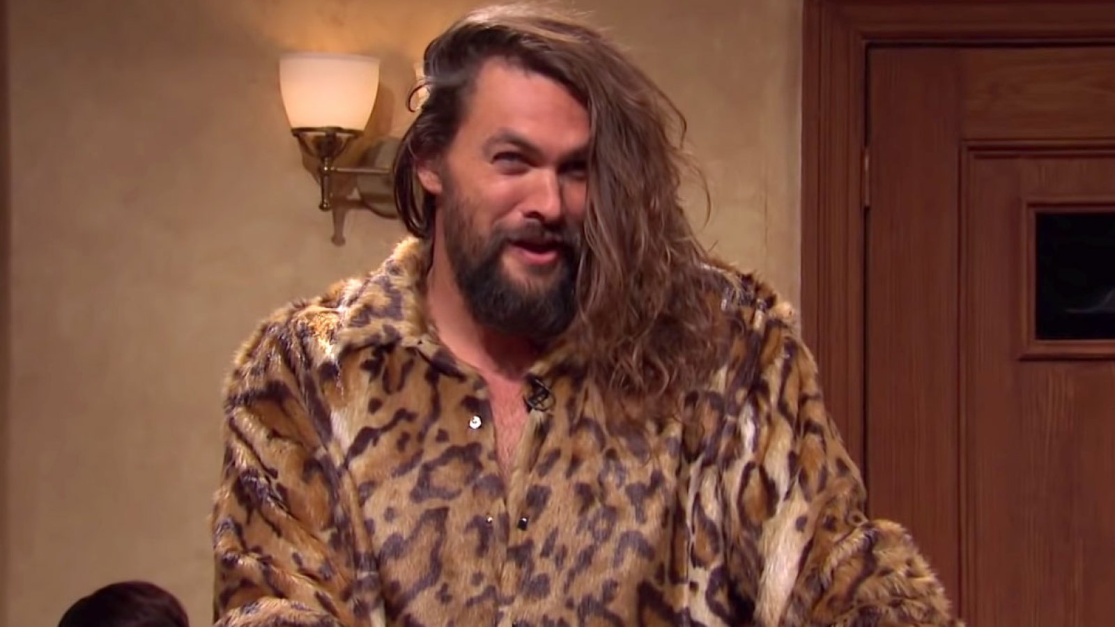 Jason Momoa Makes a Surprise Cameo and Rips Open His Shirt