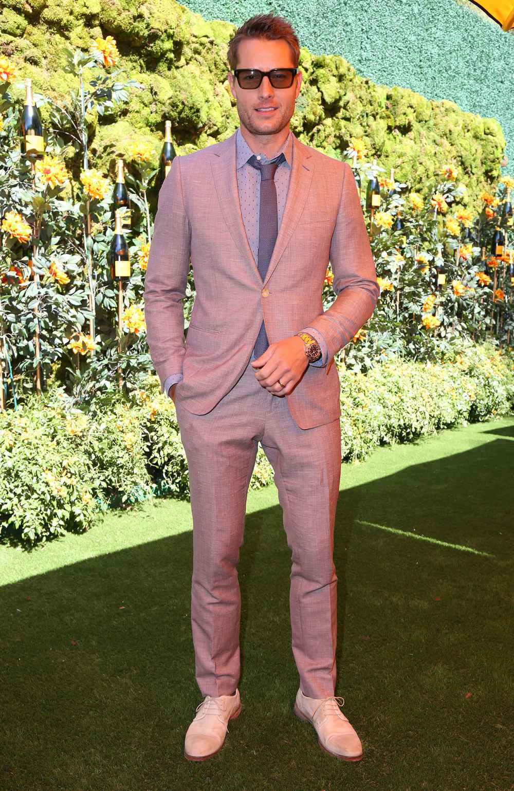 Justin Hartley Sunglasses Veuve Clicquot Polo Classic