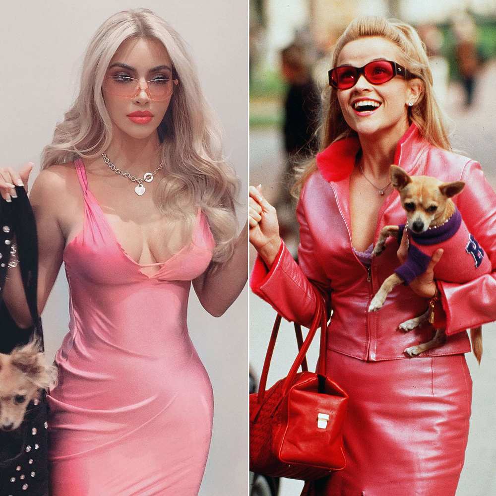 Kim Kardashian Channels Legally Blonde Halloween 2019