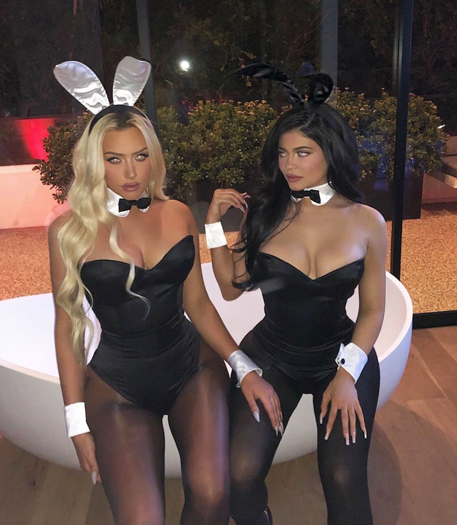 Kylie Jenner Stassi Matching Playboy Costumes
