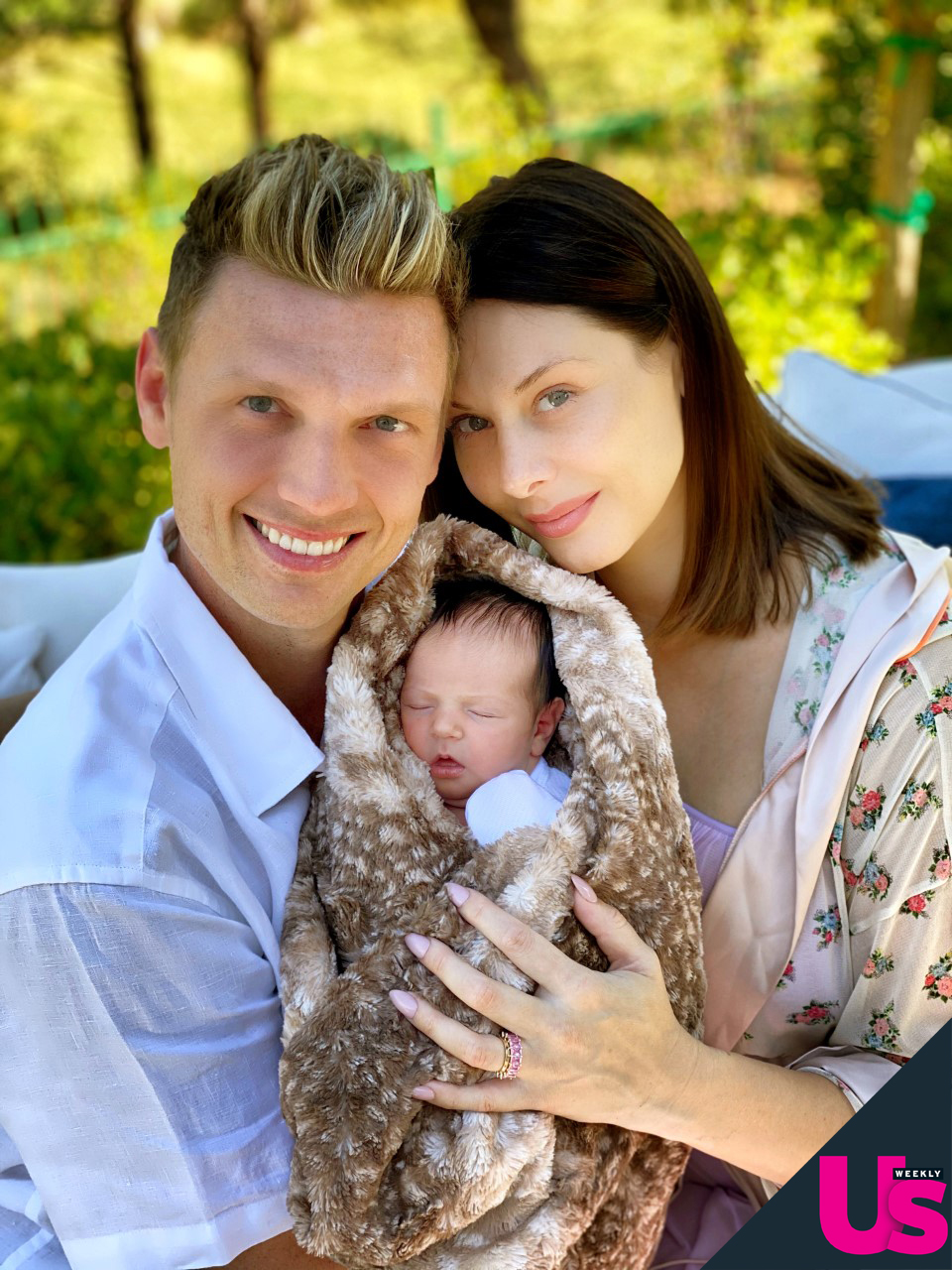 Nick Carter, Lauren Kitt, and Saoirse Reign Carter