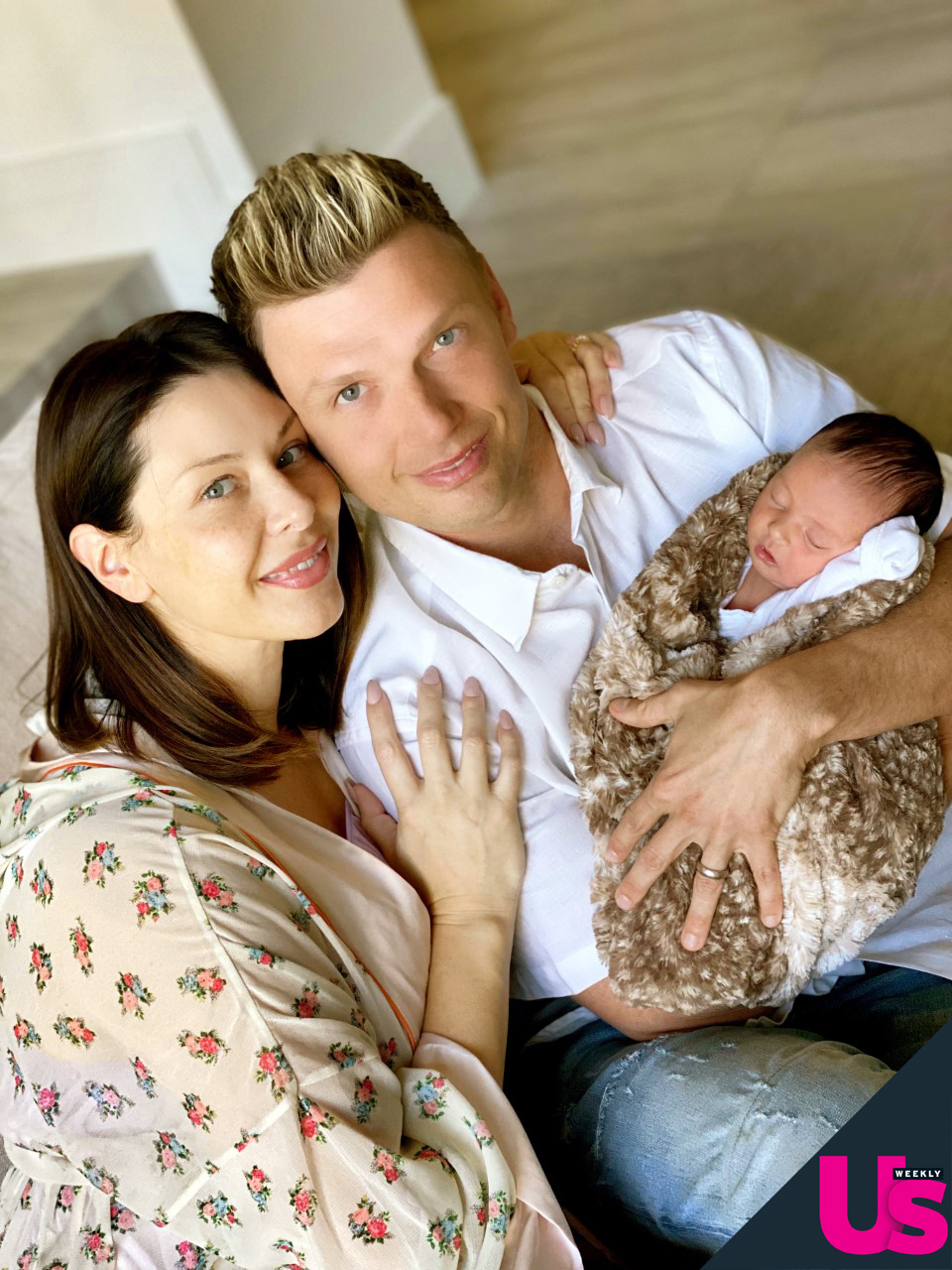 Nick Carter, Lauren Kitt, and Saoirse Reign Carter