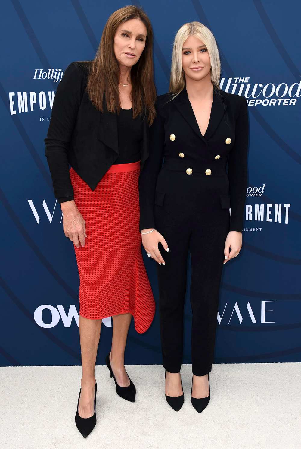 Caitlyn Jenner and Sophia Hutchins THR's Empowerment in Entertainment Gala