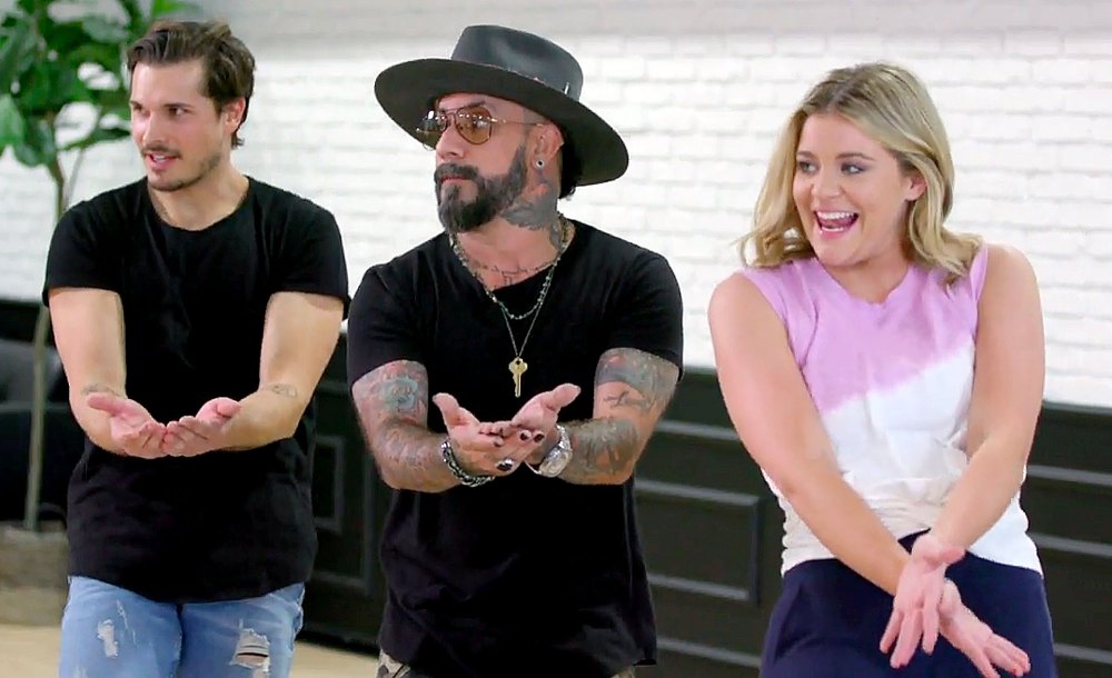 DWTS Sneak Peek Backstreet Boys AJ McLean Tutors Lauren Alaina