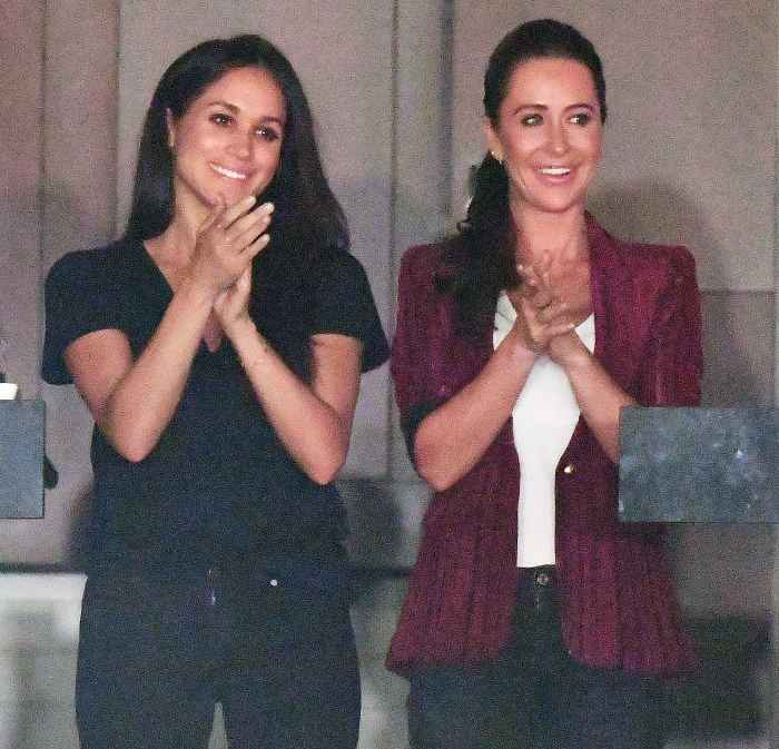 Duchess Meghan Markle and Jessica Mulroney at The Invictus Games in 2017
