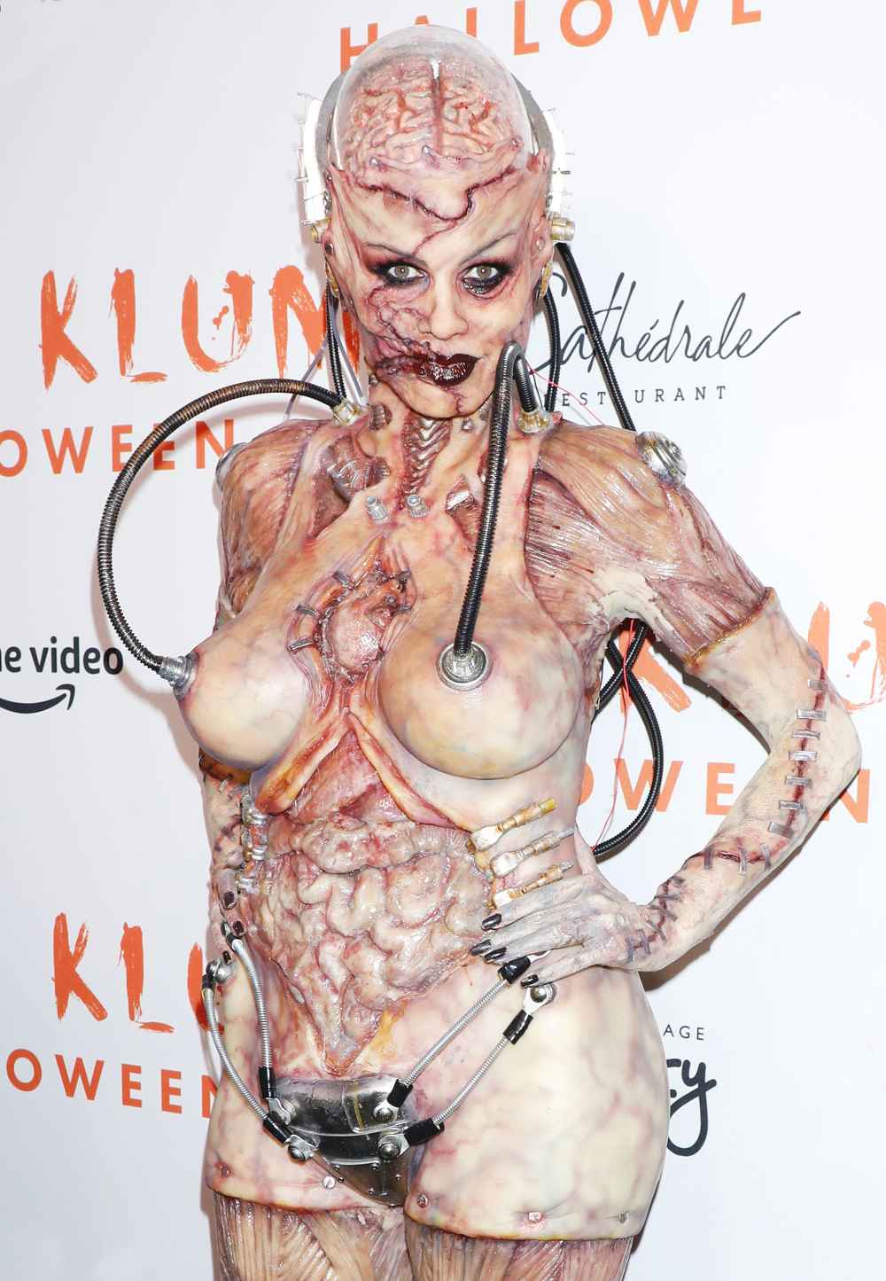 Heidi Klum Halloween Party Alien Costume