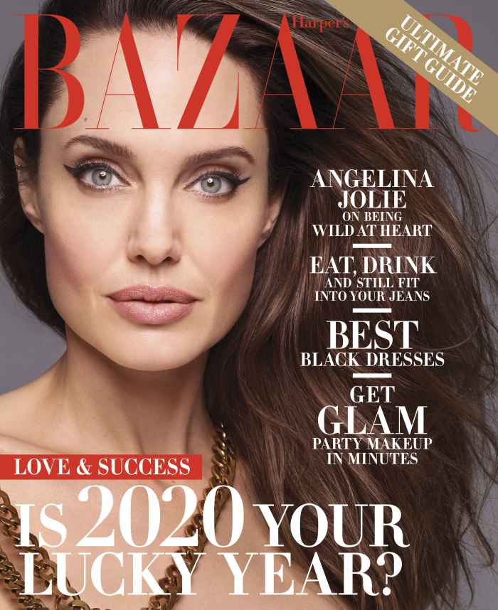 Harpers Bazaar How Angelina Jolie's Kids Helped Her Find Her 'True Self Again'
