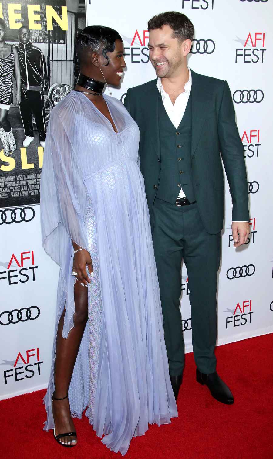 Jodie Turner-Smith Wears Massive Diamond Ring During Red Carpet Debut With Joshua Jackson