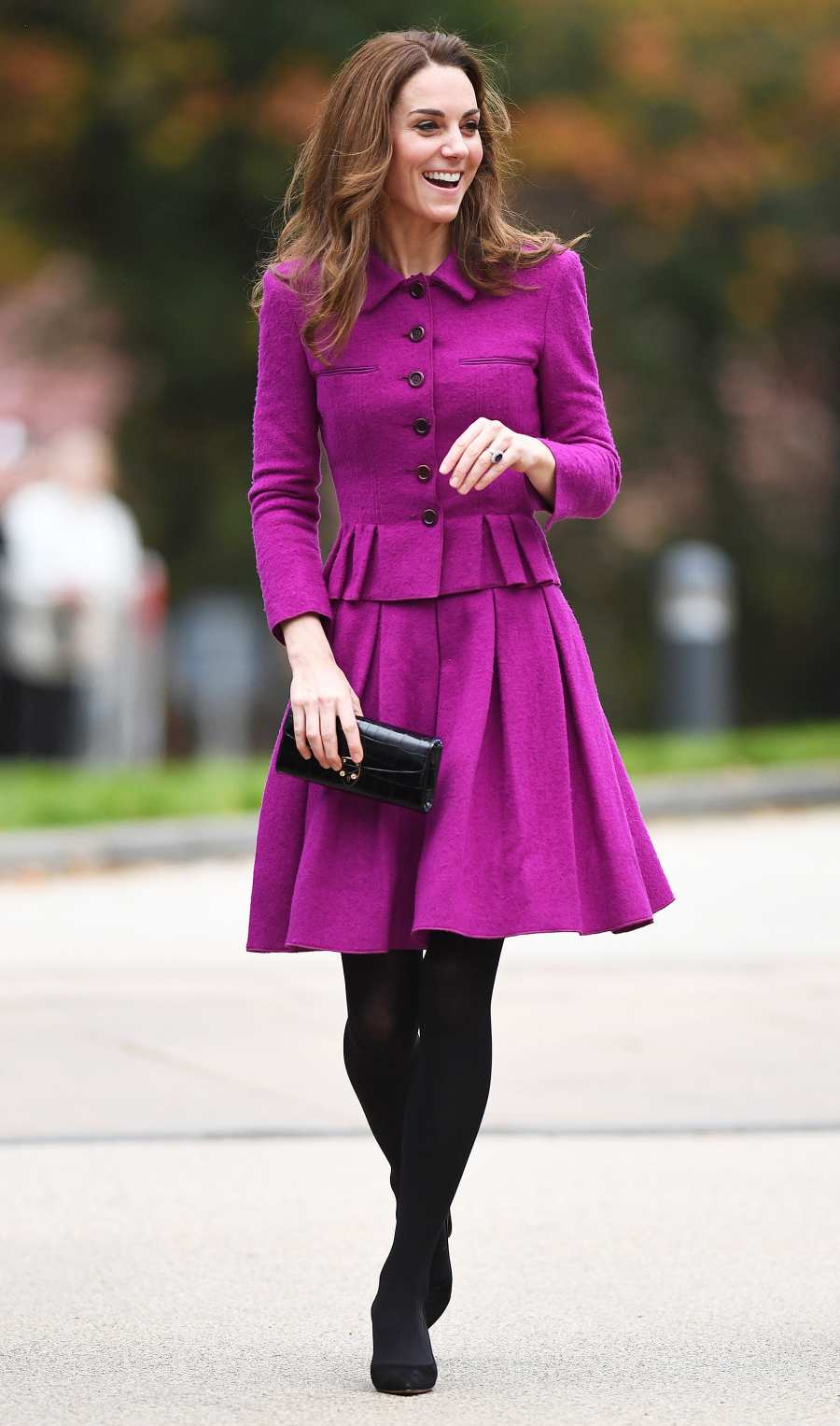 Kate Middleton Magenta Dress November 15, 2019
