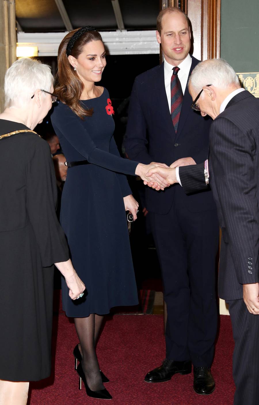 Kate Middleton Navy Dress November 9, 2019