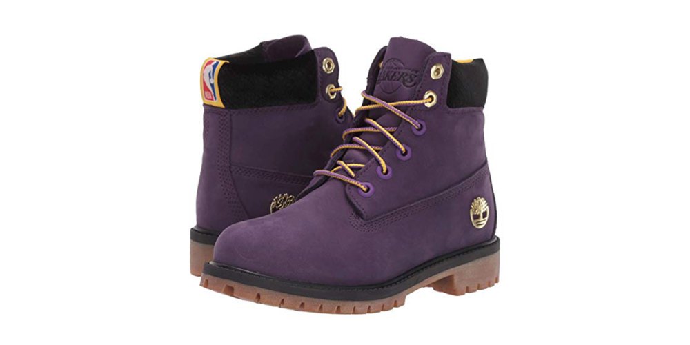 Timberland Kids 6" Premium Waterproof Boot - Los Angeles Lakers (Big Kid)