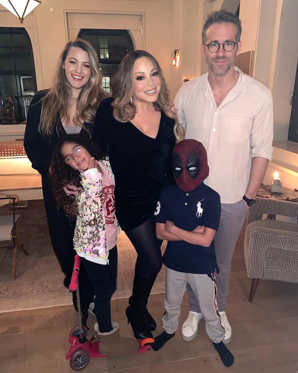 Mariah Carey and Her Twins Hung Out With Blake Lively and Ryan Reynolds