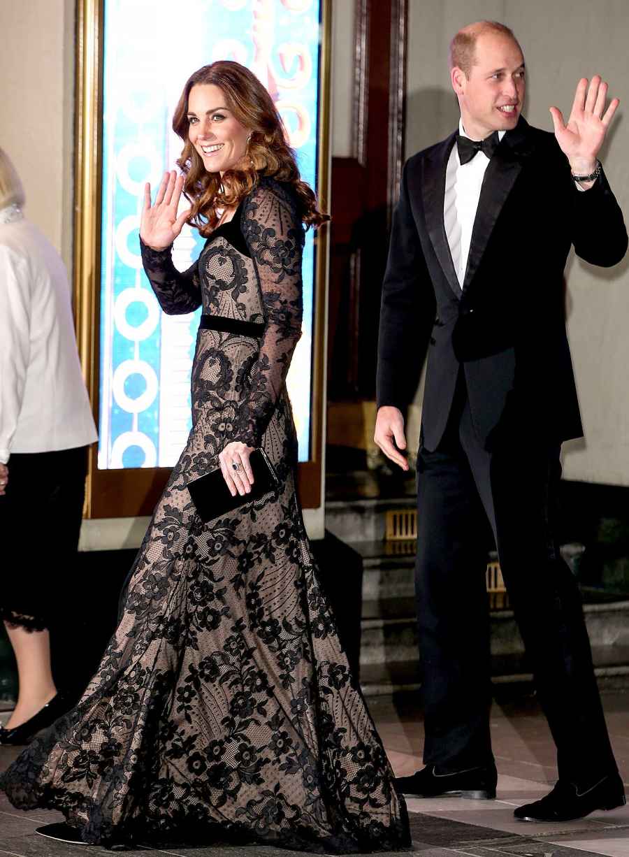 Prince William and Duchess Kate Dress to the Nines for Royal Variety Performance