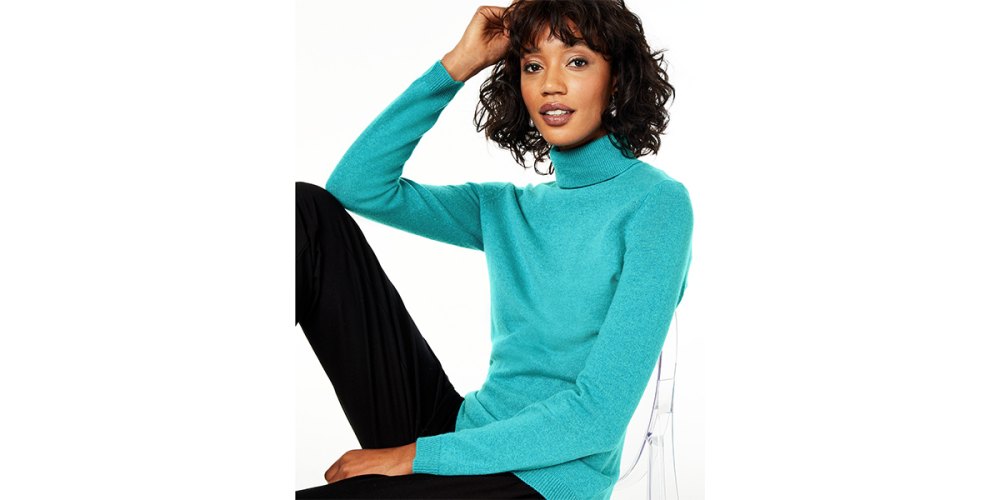 Charter Club Cashmere Turtleneck Sweater, Regular & Petite Sizes, Created for Macy's