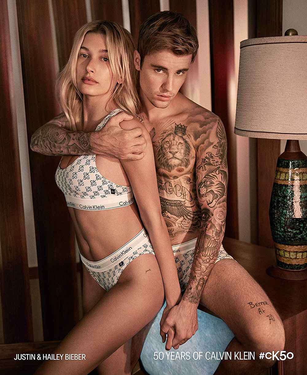 Hailey Baldwin Beiber Calvin Klein Bra