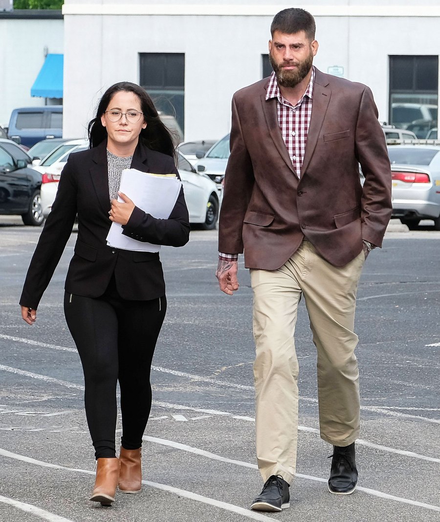 Jenelle Evans and David Eason Arriving at Court Nathan Griffith Sends Jenelle Evans Sweet Birthday Message Amid David Eason Divorce